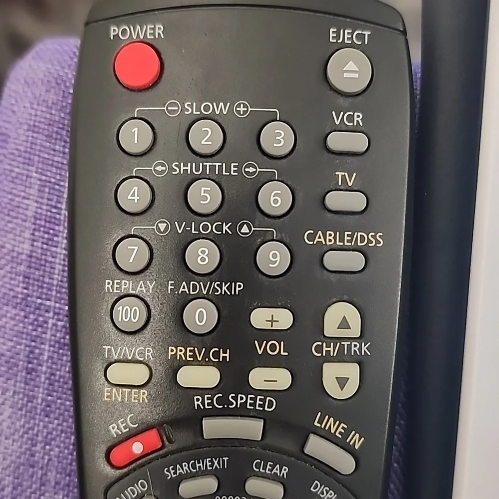 Samsung VCR Remote Control 00003A